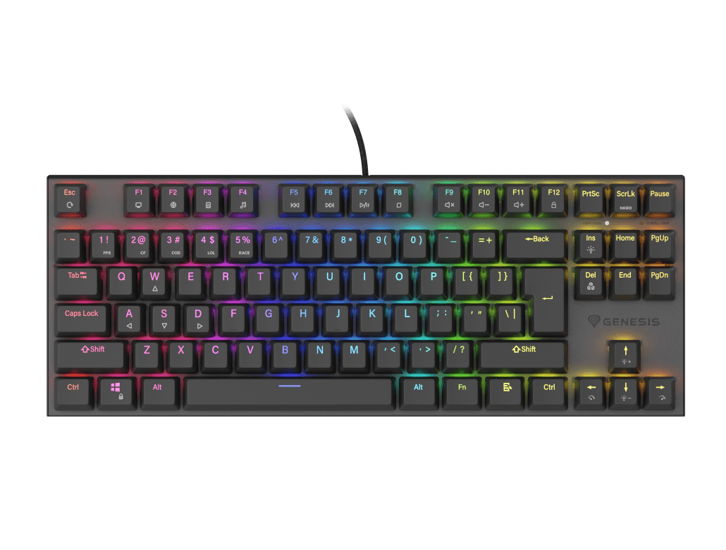 Genesis Thor 303 TKL Czarny (Outemu Red)