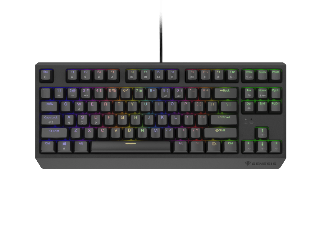 Genesis Thor 230 TKL CZARNY (OUTEMU RED)