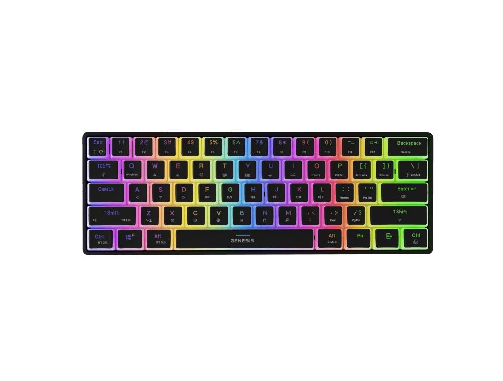 Genesis Thor 660 G2 CZARNY (GATERON RED)