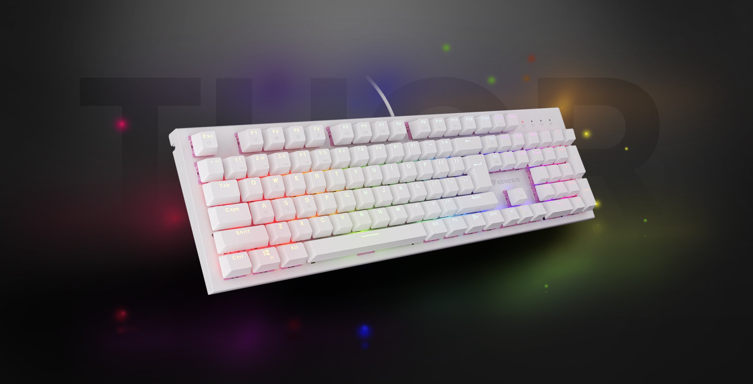 Genesis Thor 303 Biały (Outemu Peach Silent)