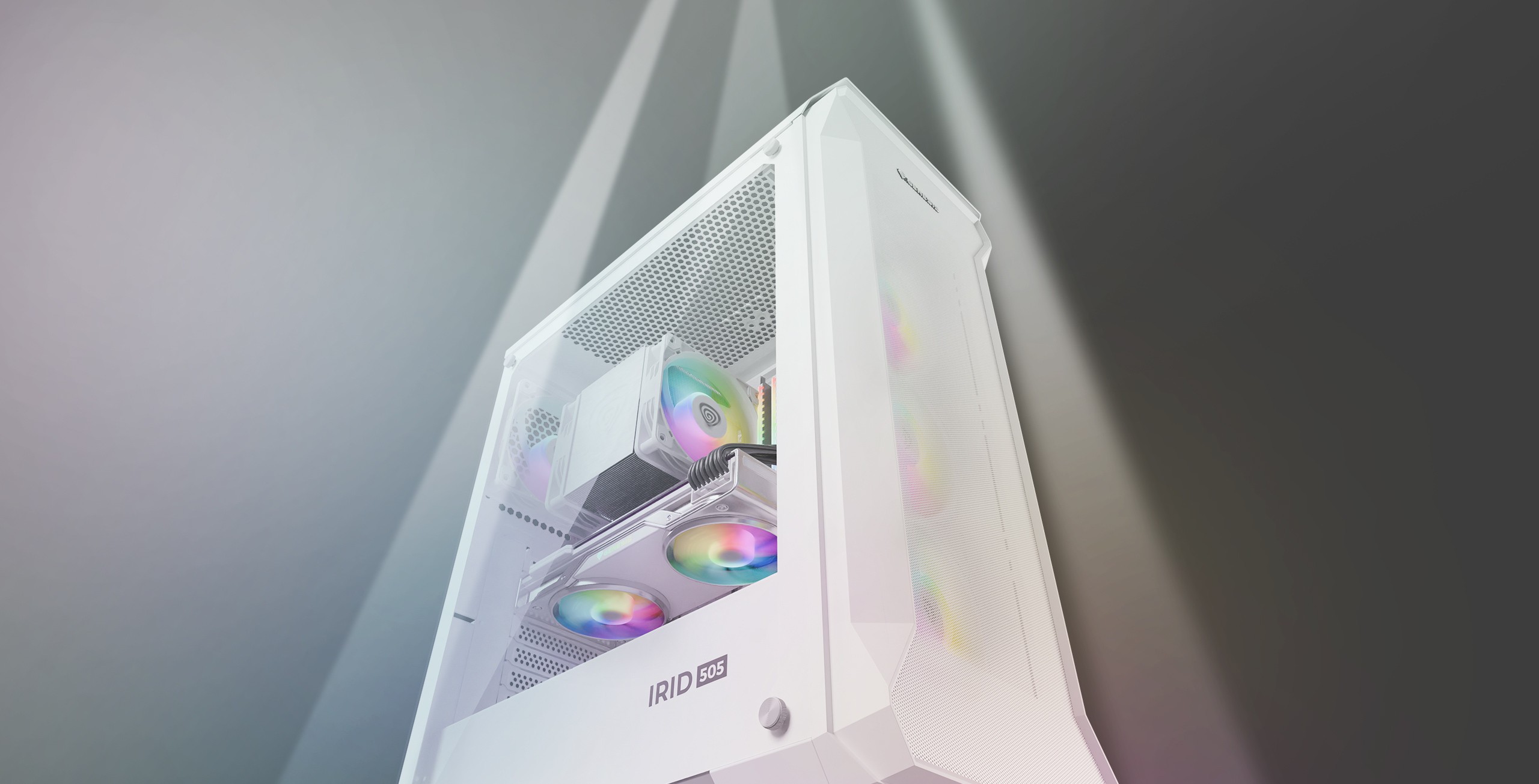 Genesis Irid 505 ARGB V2 Biały