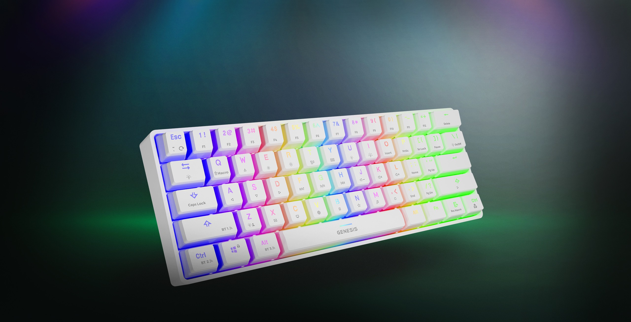 Genesis Thor 660 Biały (Gateron Brown)