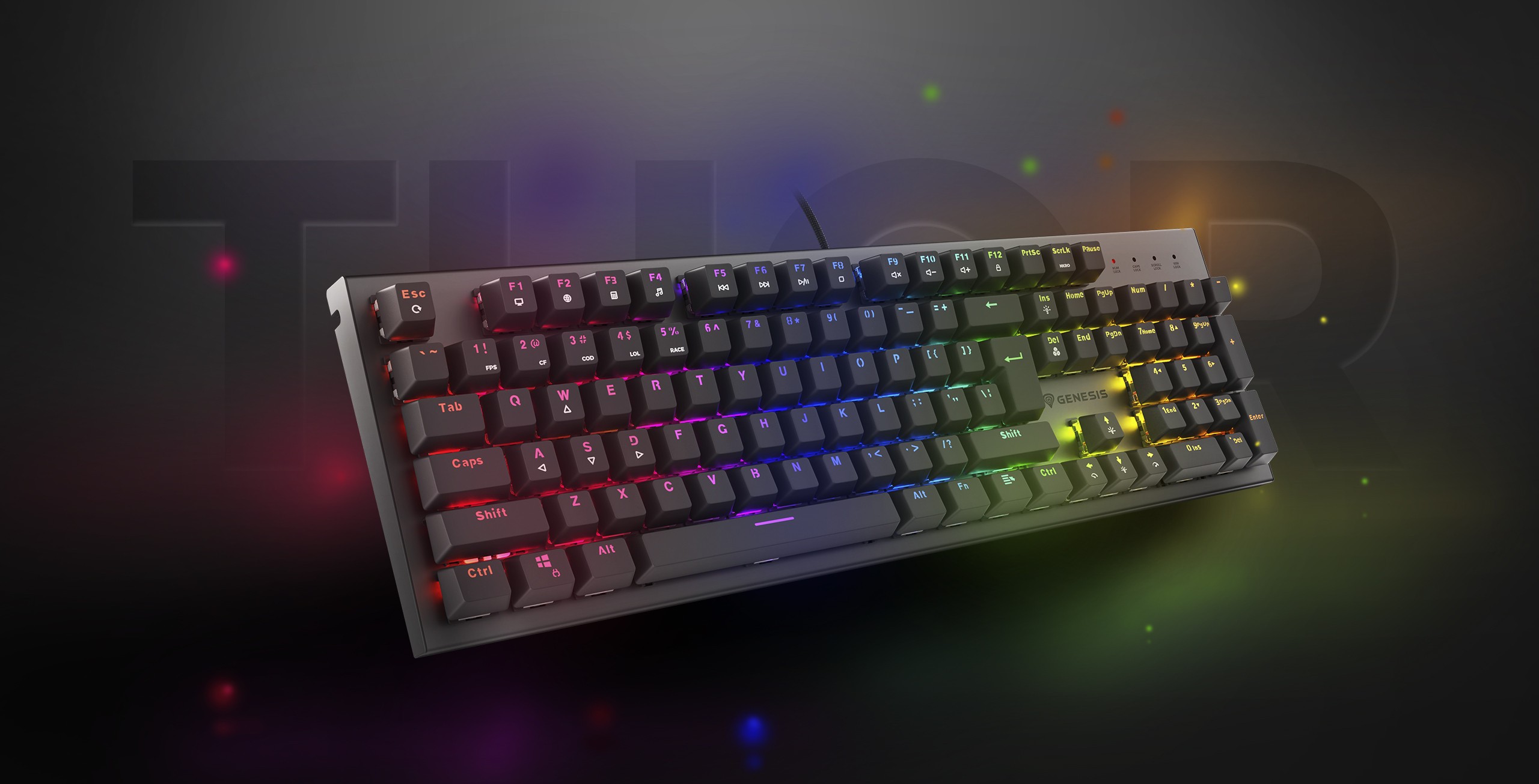 Genesis Thor 303 Czarny (Outemu Red)