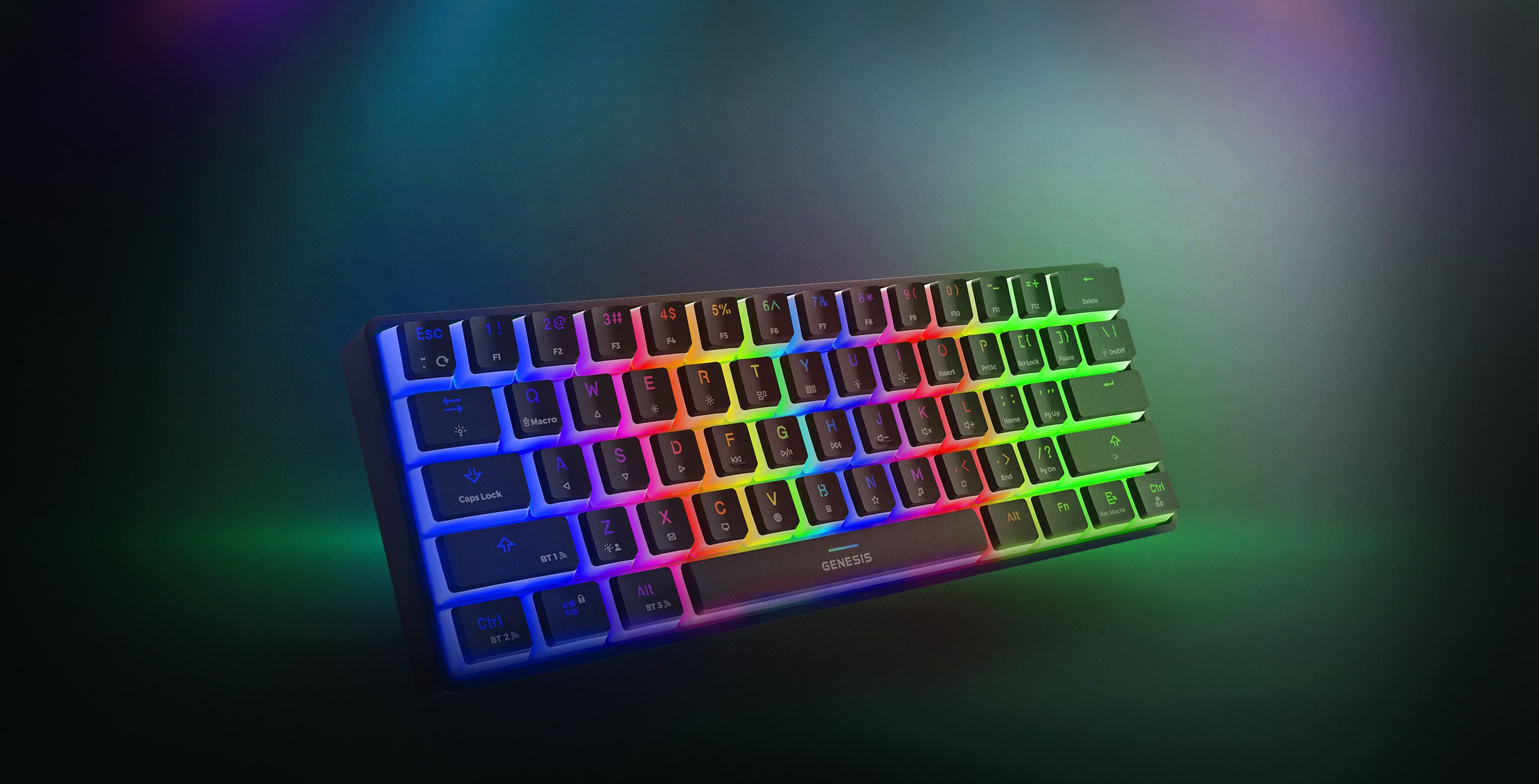 Genesis Thor 660 Czarny (Gateron Red)