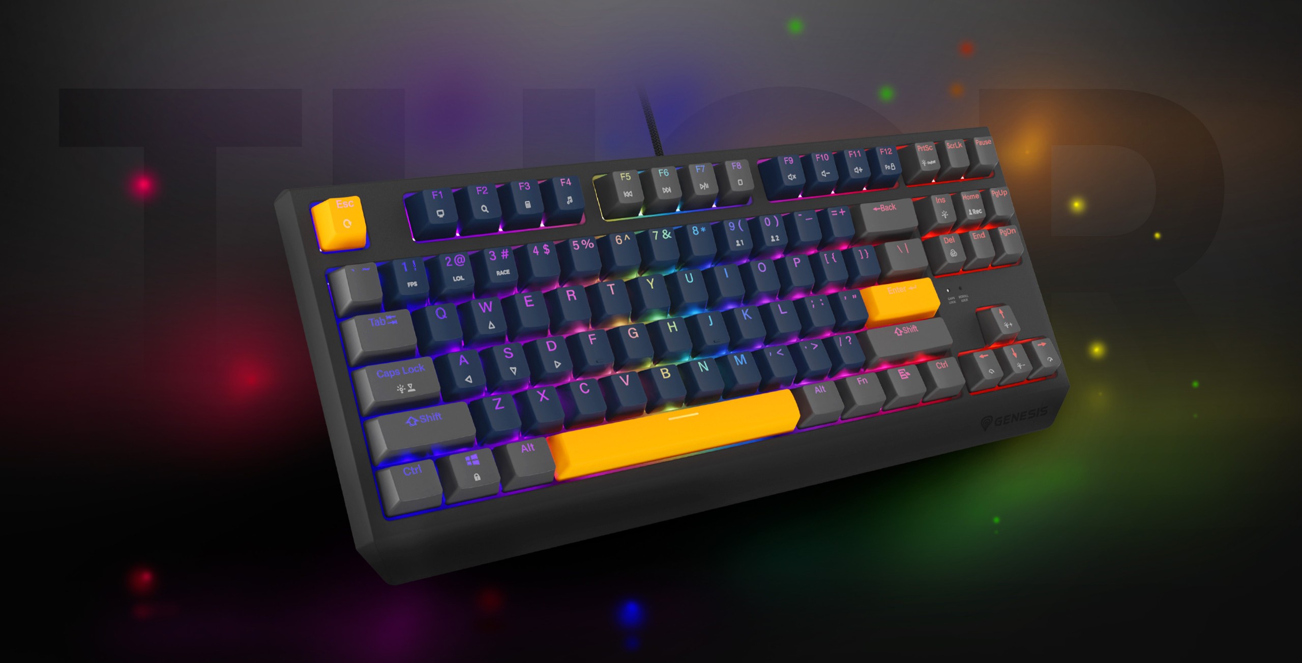 Genesis Thor 230 TKL Naval Blue Positive (Outemu Panda)