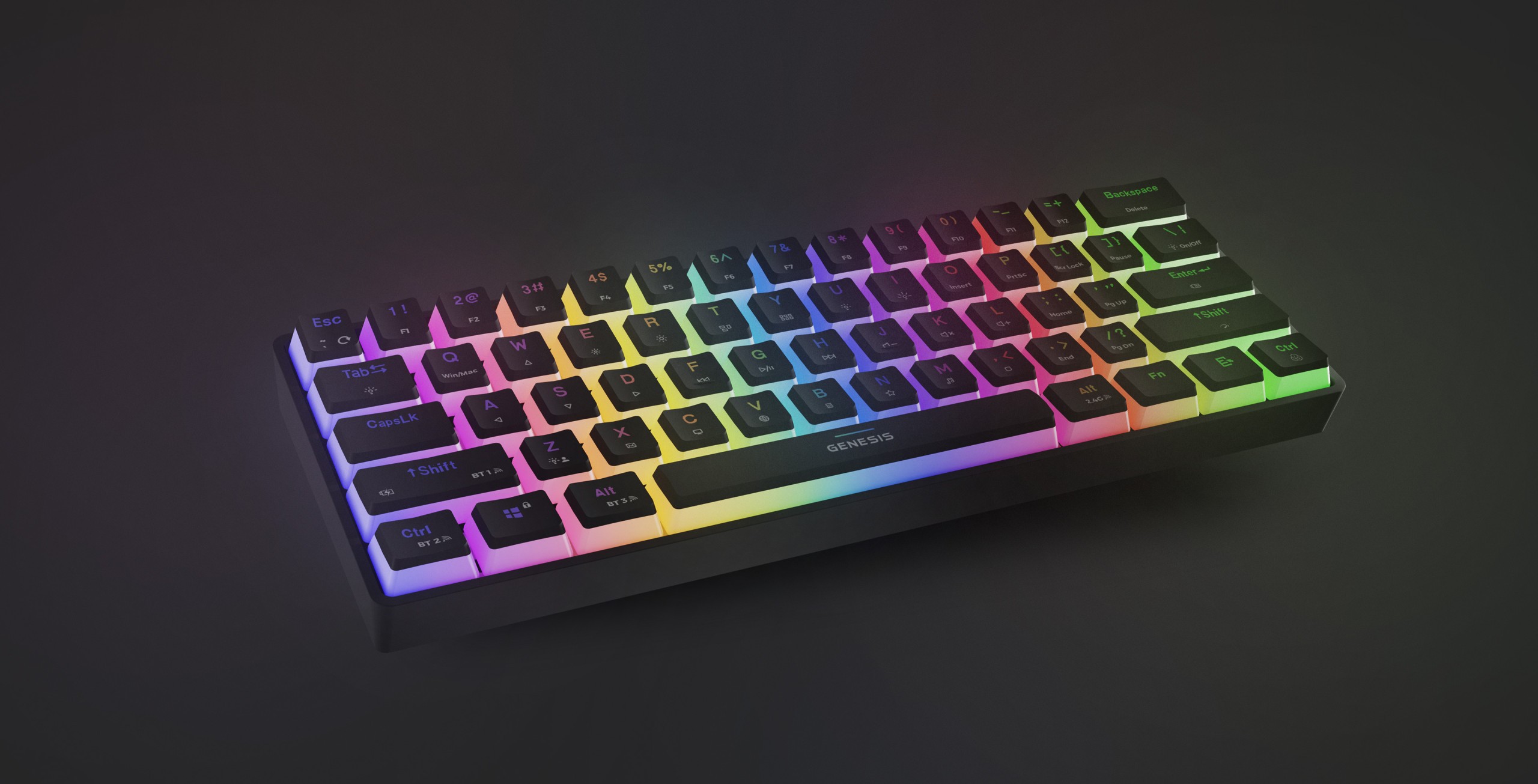 Genesis Thor 660 G2 Czarny (Gateron Brown)