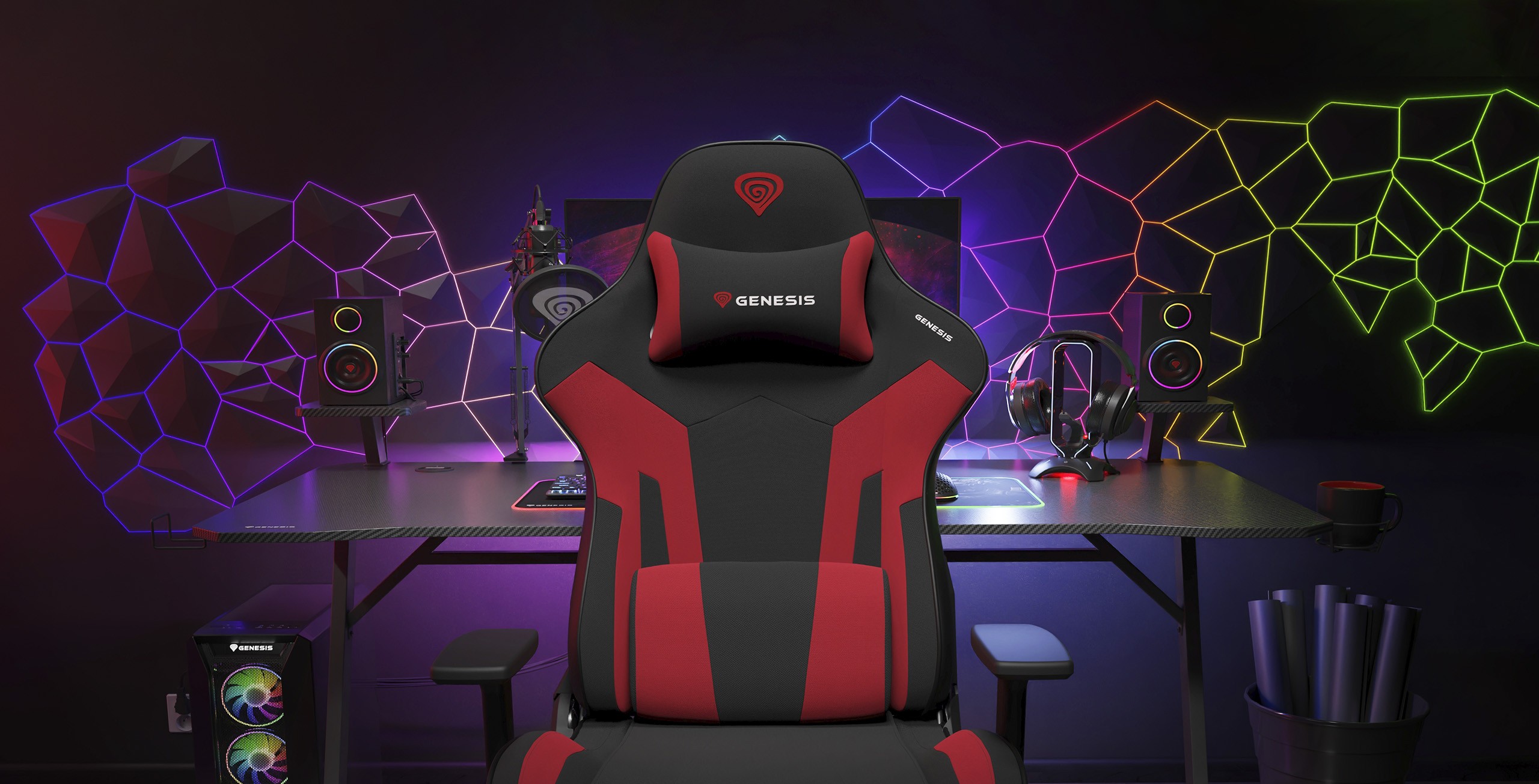 Genesis Nitro 720 Czerwony