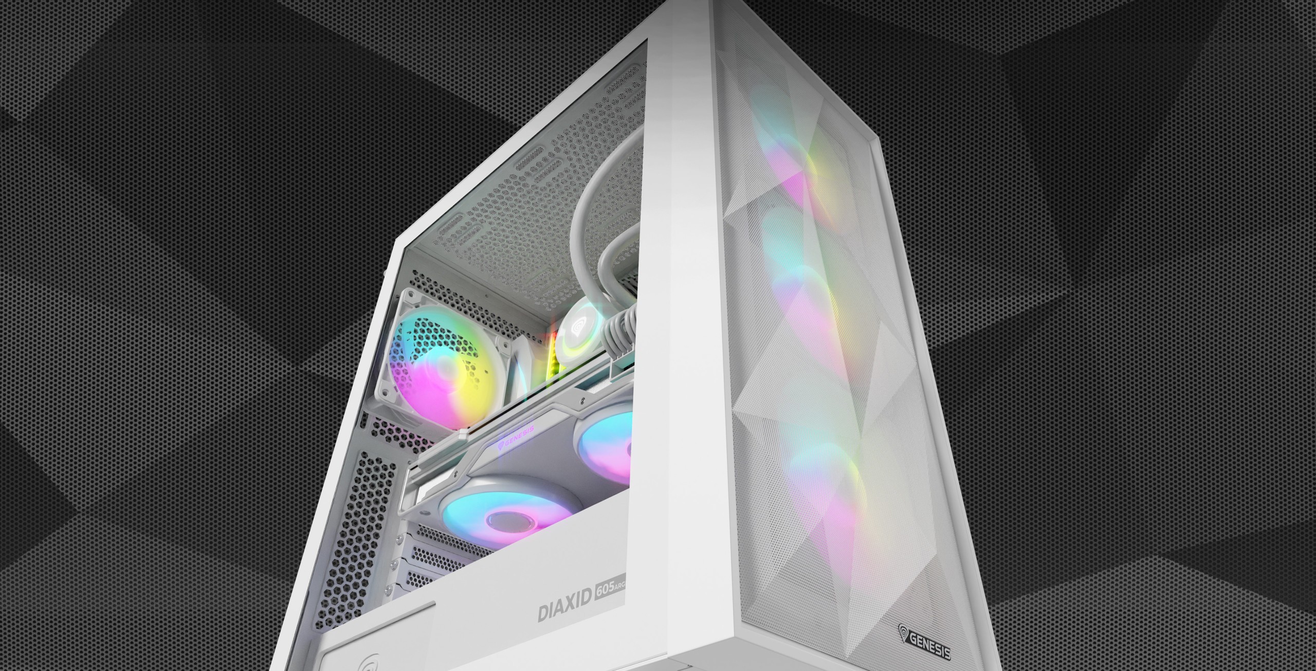 Genesis Diaxid 605 ARGB Biały