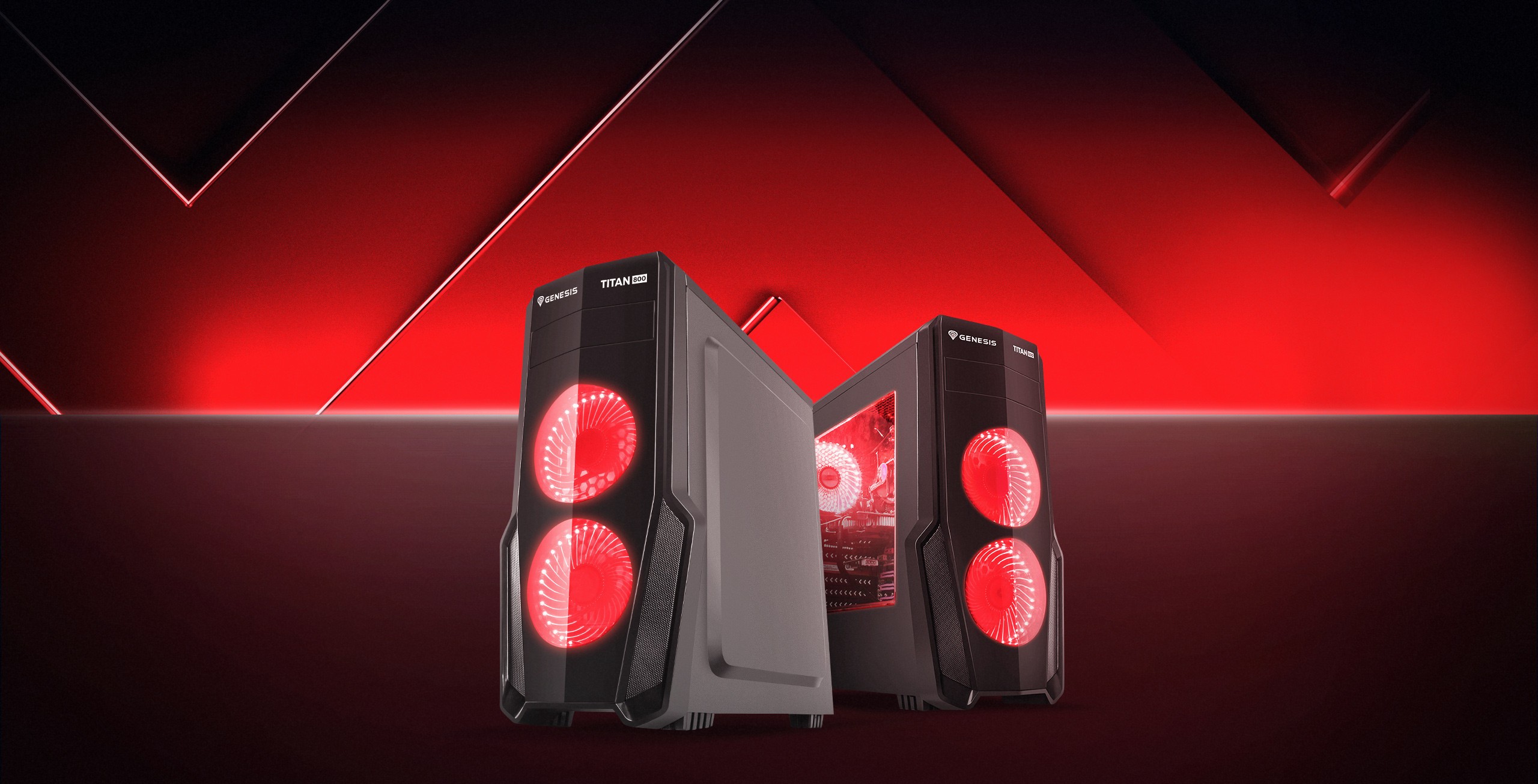Genesis Titan 800 Czerwona