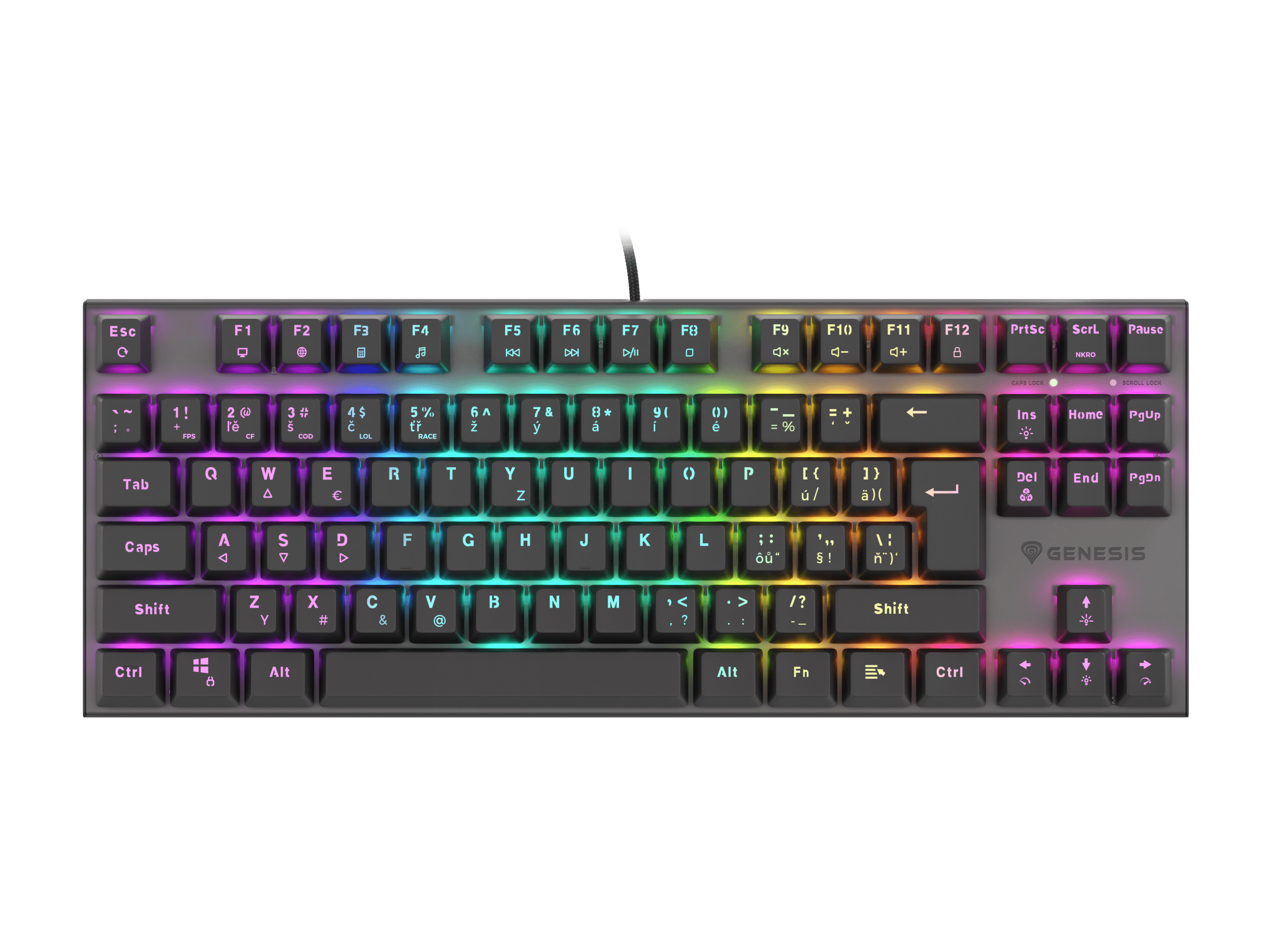 Genesis Thor 303 TKL CZ/SK Czarny (Outemu Red)