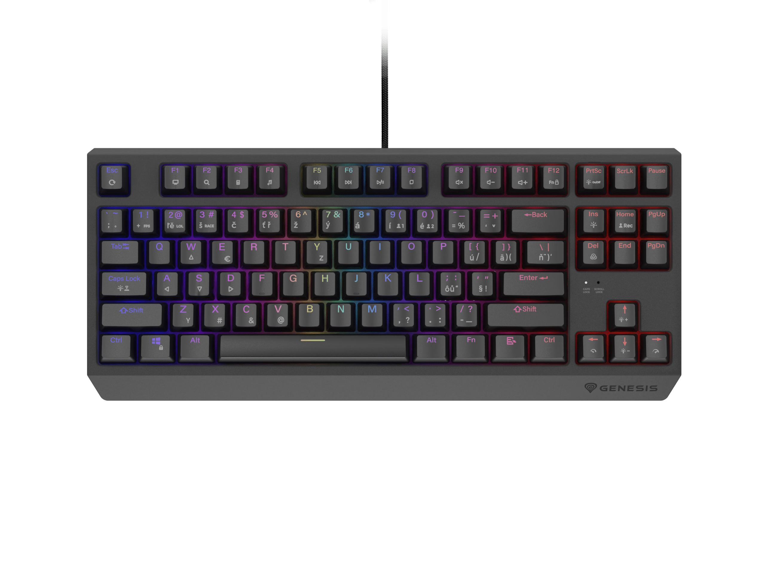 Genesis Thor 230 TKL CZ/SK Czarny (Outemu Red)