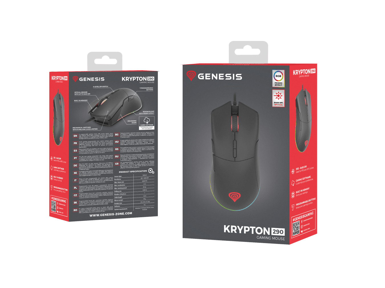 Genesis Krypton 290 Czarny