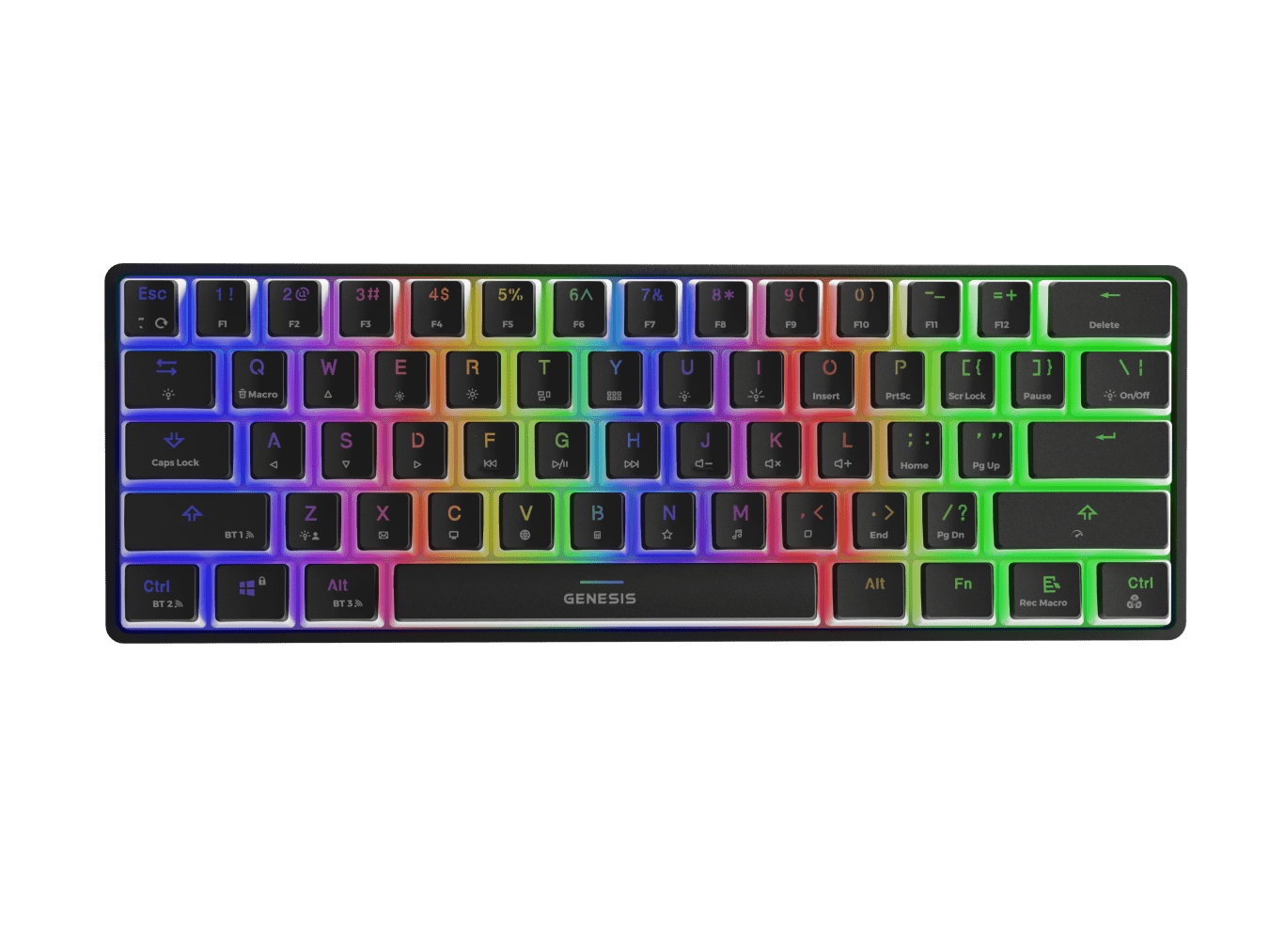 Genesis Thor 660 Czarny (Gateron Red)