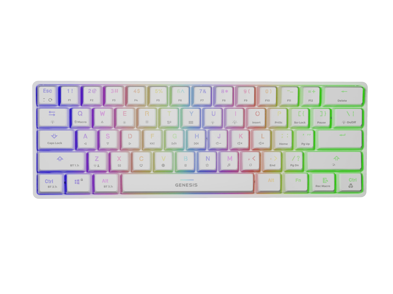 Genesis Thor 660 Biały (Gateron Red)