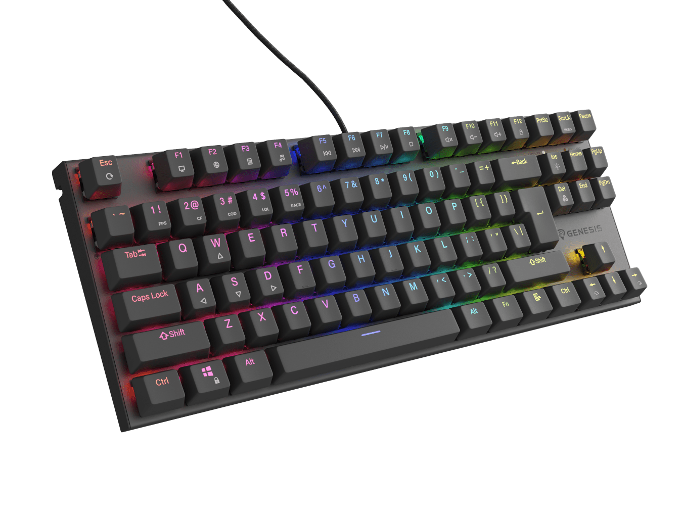Genesis Thor 303 TKL Czarny (Outemu Red)