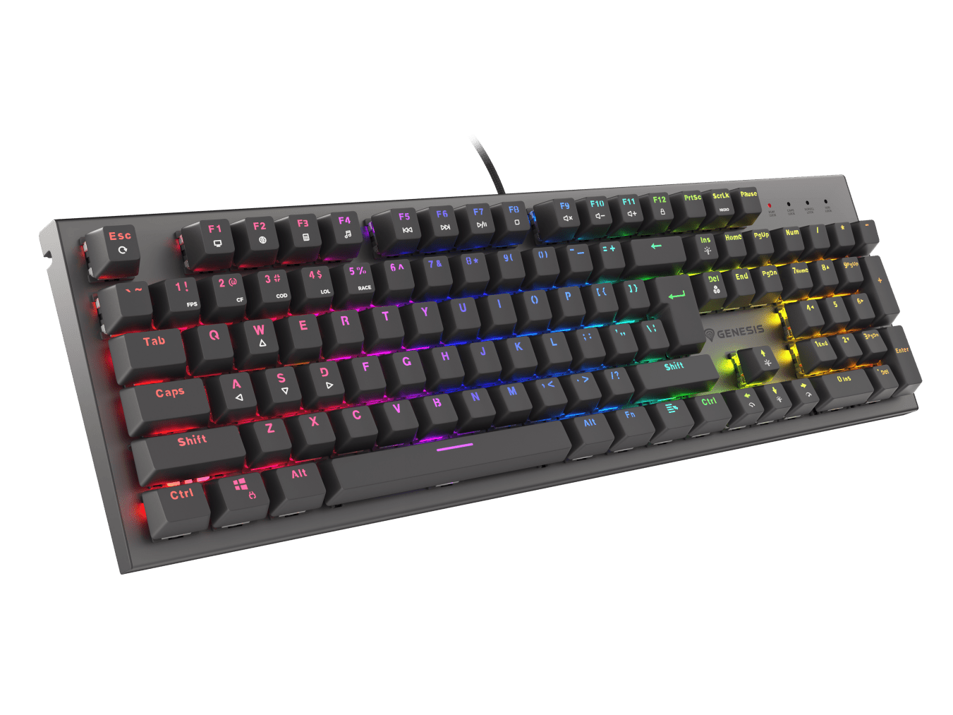Genesis Thor 303 Czarny (Outemu Red)