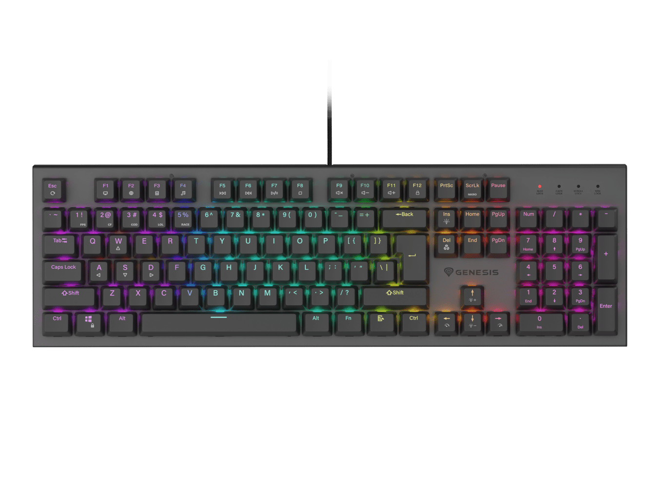 Genesis Thor 303 Czarny (Outemu Red)