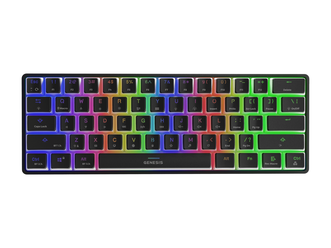 Genesis Thor 660 Czarny (Gateron Brown)