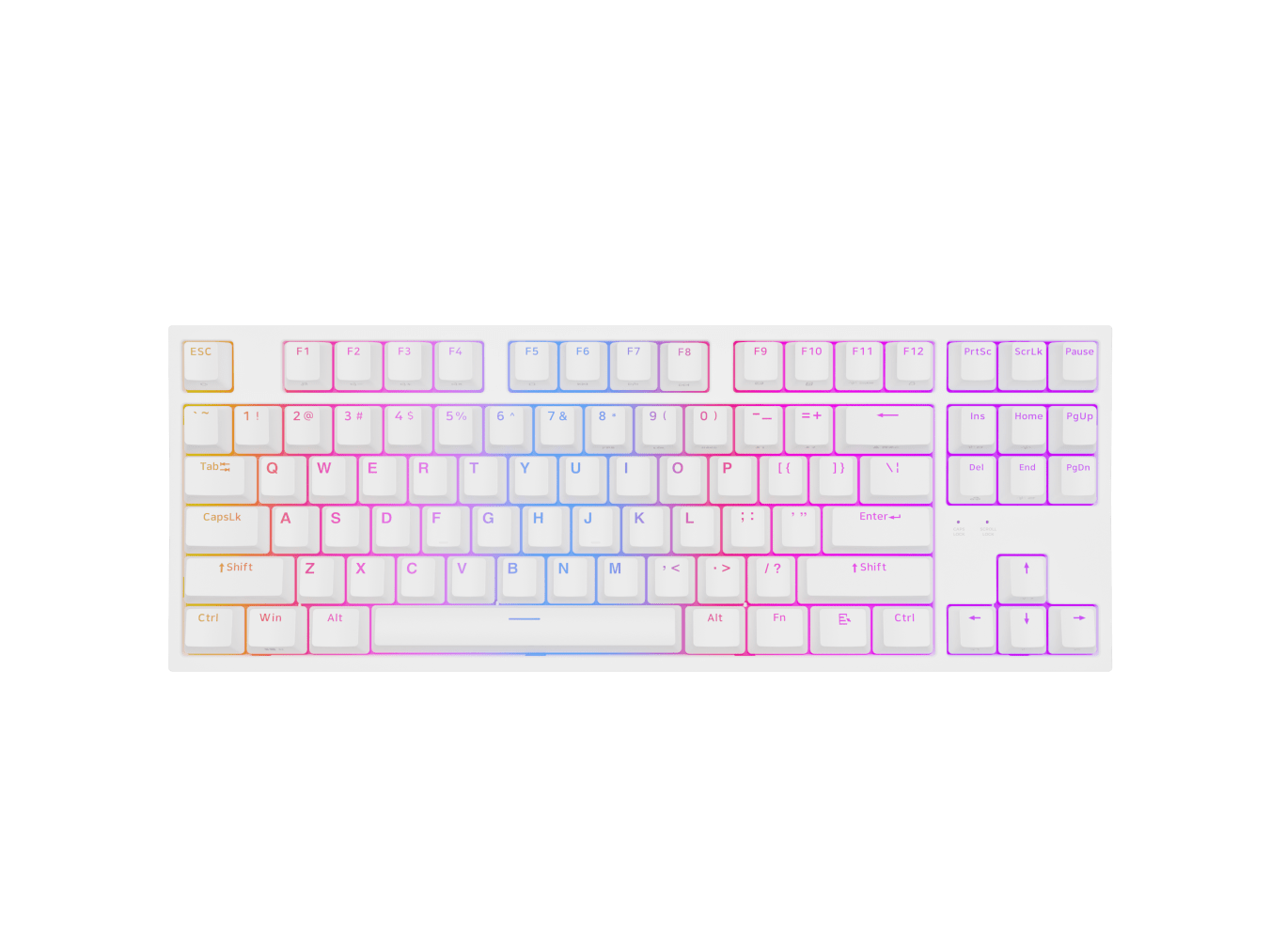 Genesis Thor 404 TKL Biały (Kailh Box Brown V2)