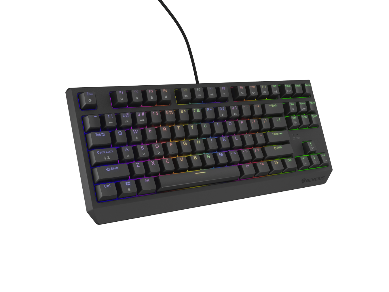 Genesis Thor 230 TKL Czarny (Outemu Red)