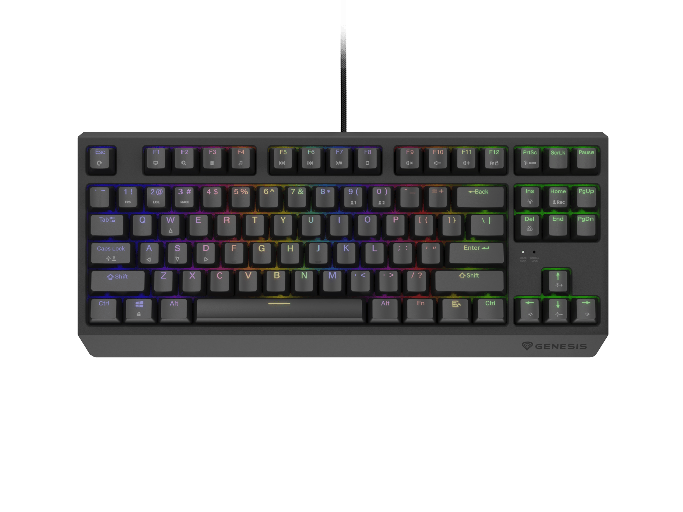 Genesis Thor 230 TKL Czarny (Outemu Red)