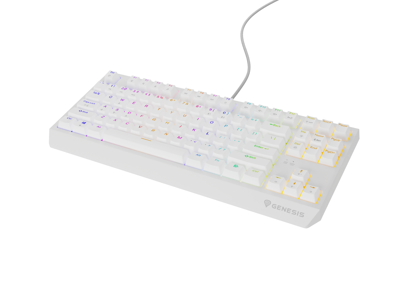 Genesis Thor 230 TKL Biały (Outemu Brown)
