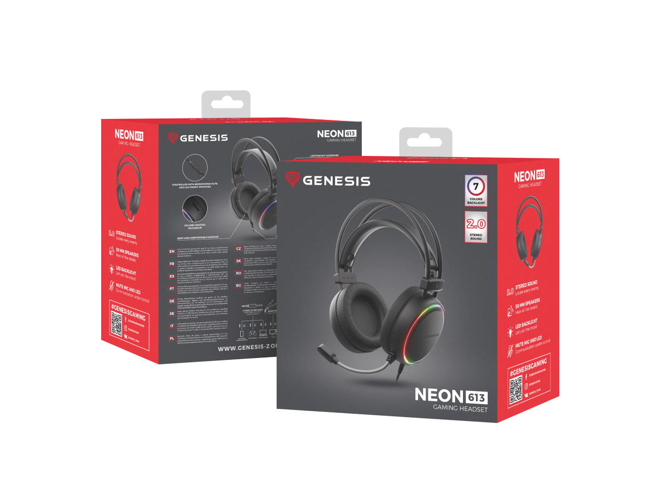 Genesis Neon 613 Czarny
