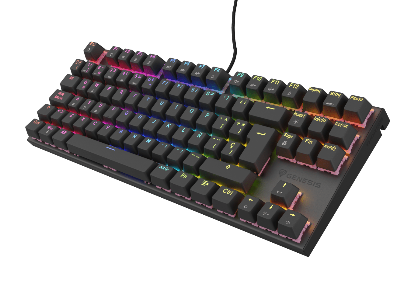 Genesis Thor 303 TKL ES Czarny (Outemu Peach Silent)
