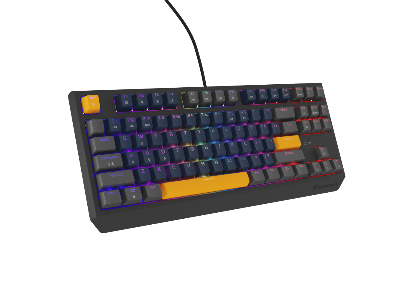 Genesis Thor 230 TKL Naval Blue Positive (Outemu Panda)