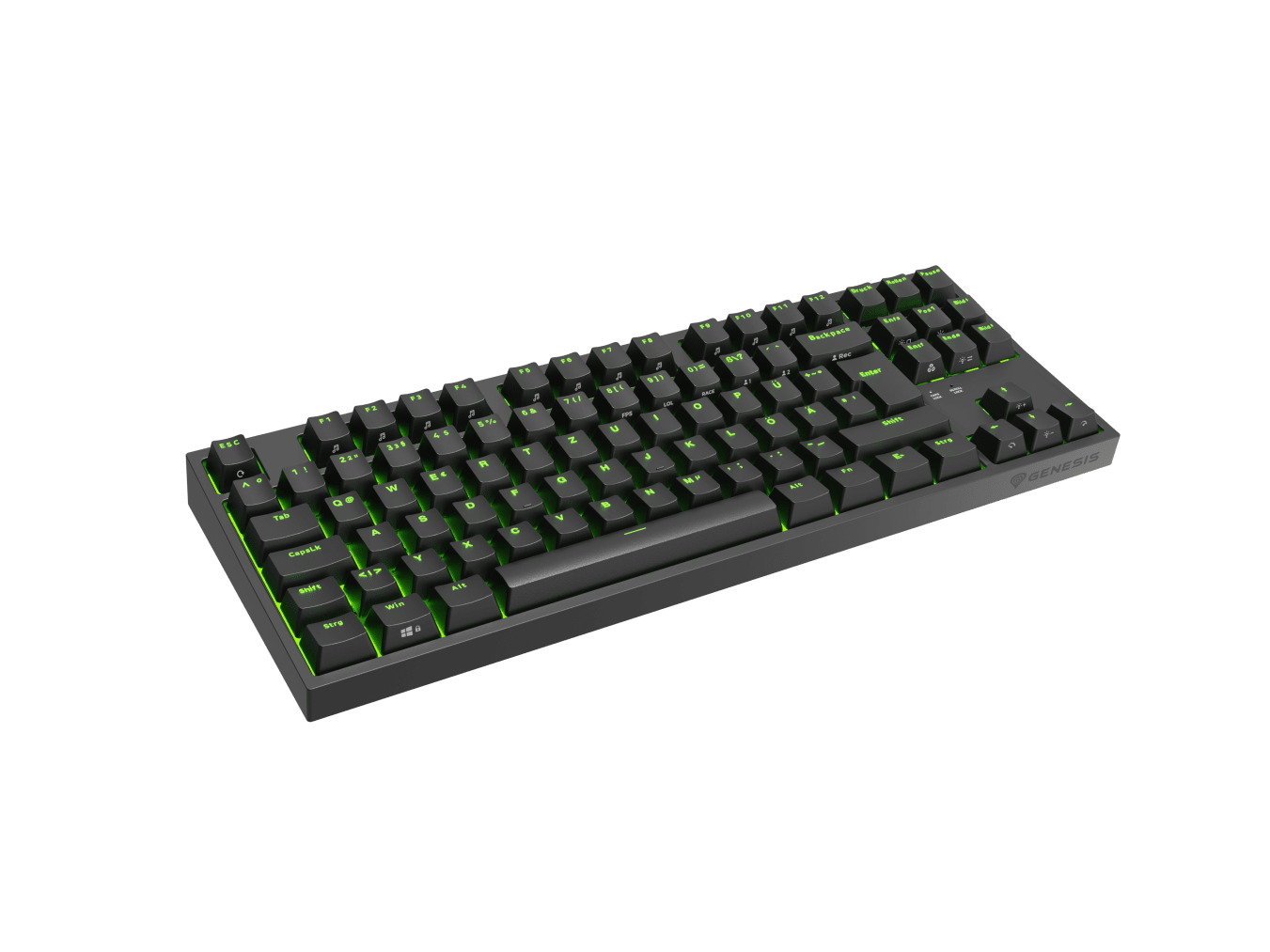 Genesis Thor 404 TKL DE Czarny (Kailh Box Brown V2)