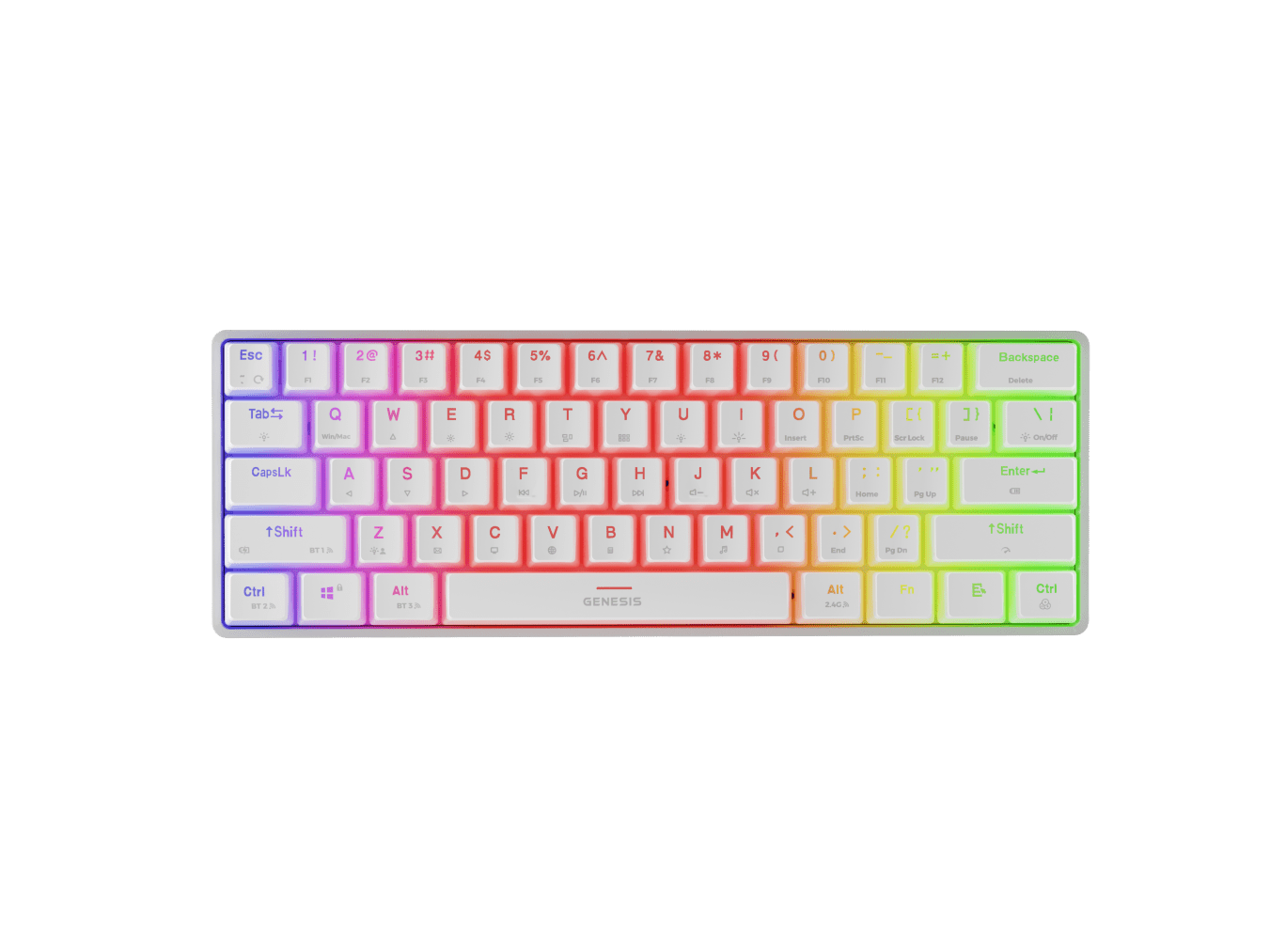 Genesis Thor 660 G2 Biały (Gateron Red)