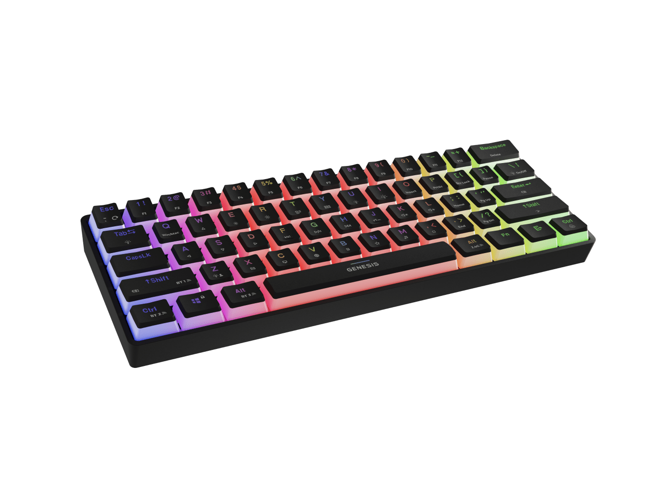 Genesis Thor 660 G2 Czarny (Gateron Brown)