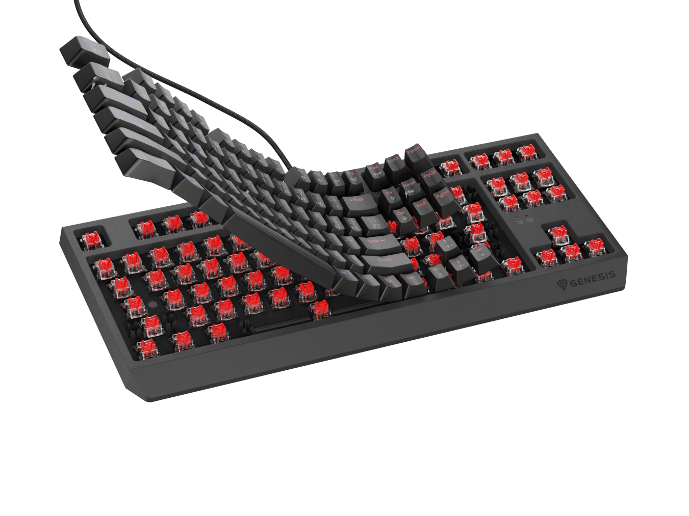Genesis Thor 230 TKL CZ/SK Czarny (Outemu Red)
