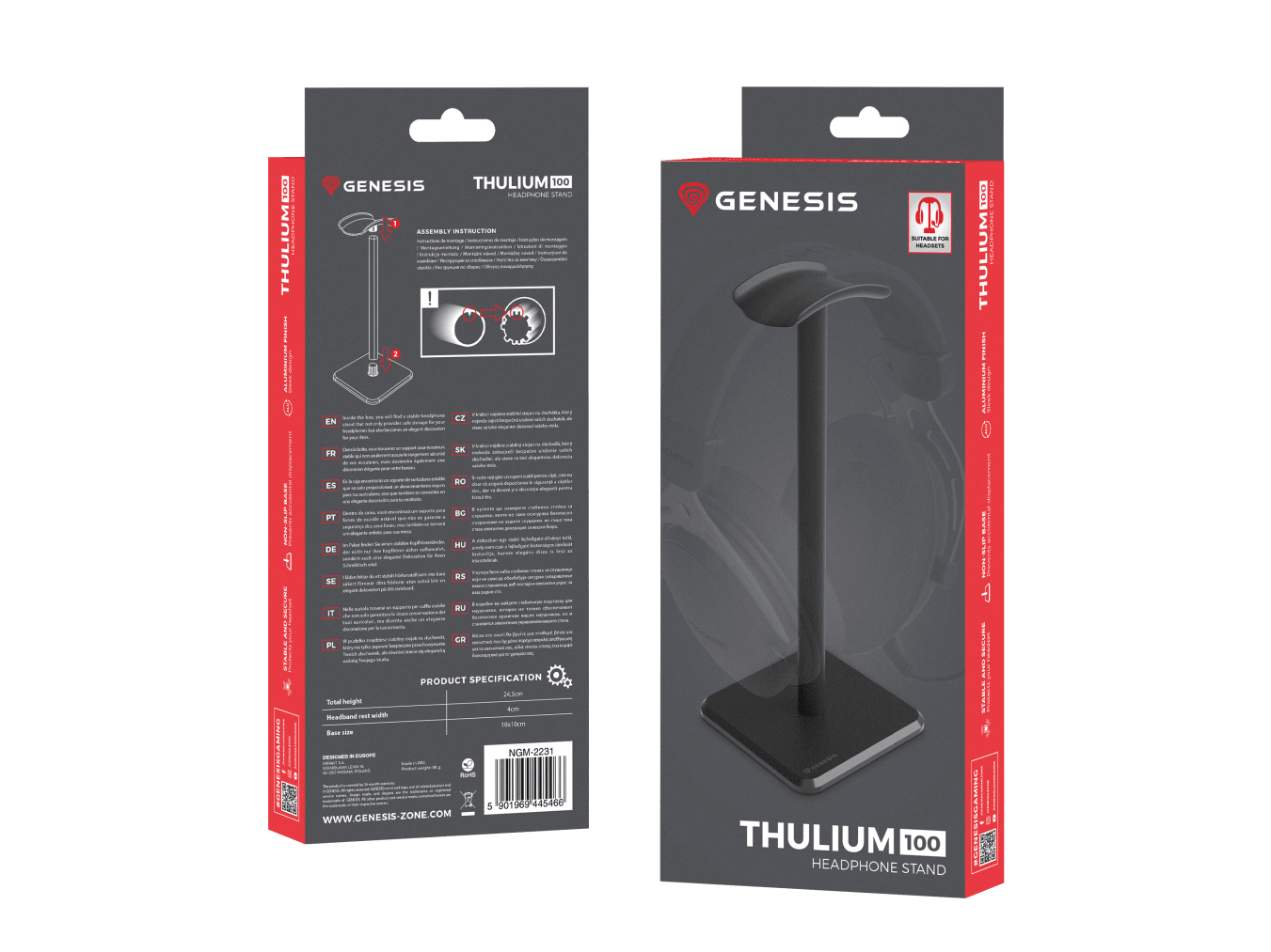 Genesis Thulium 100 Czarny