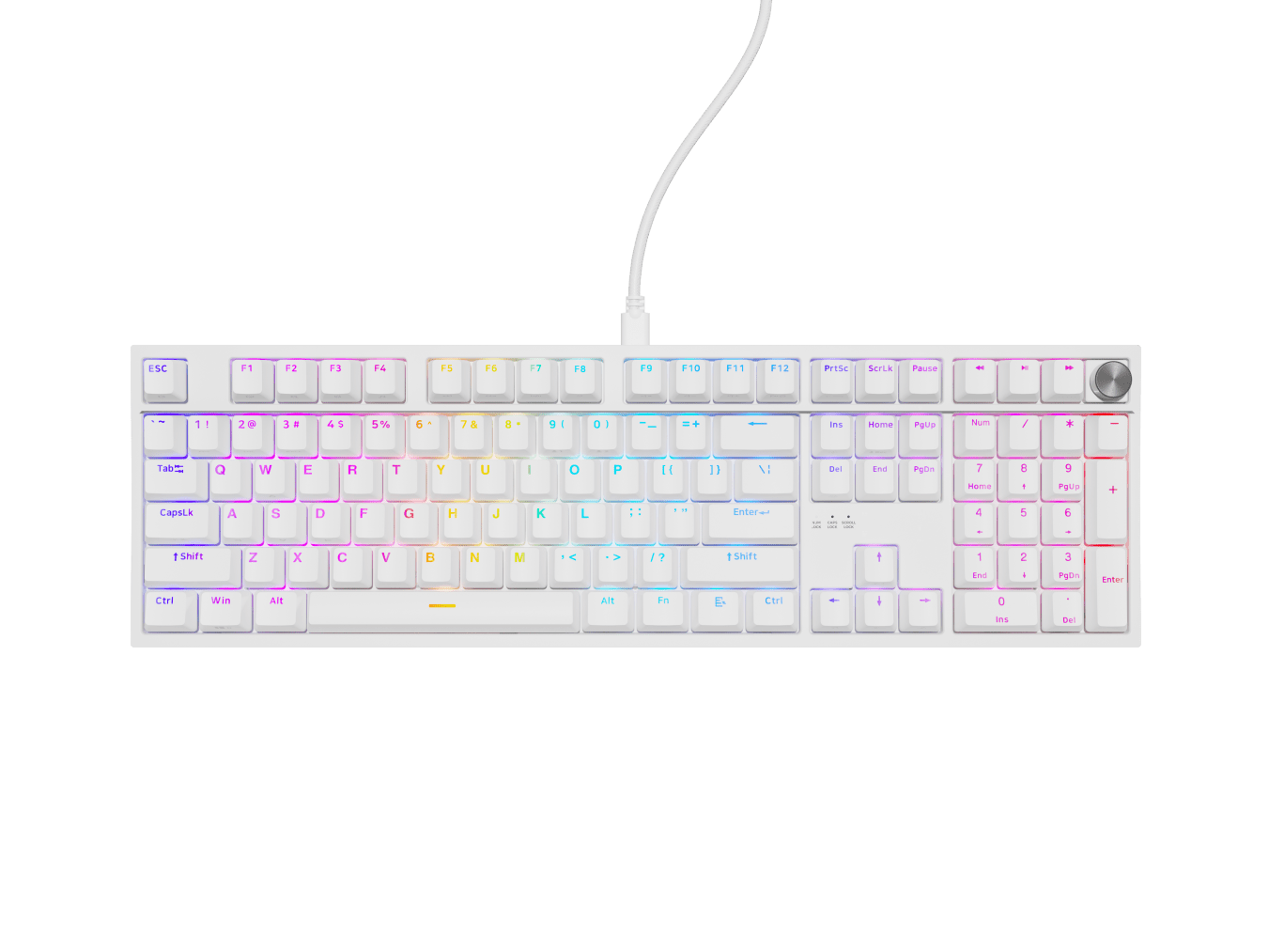 Genesis Thor 404 Biały (Outemu Peach Silent V3)