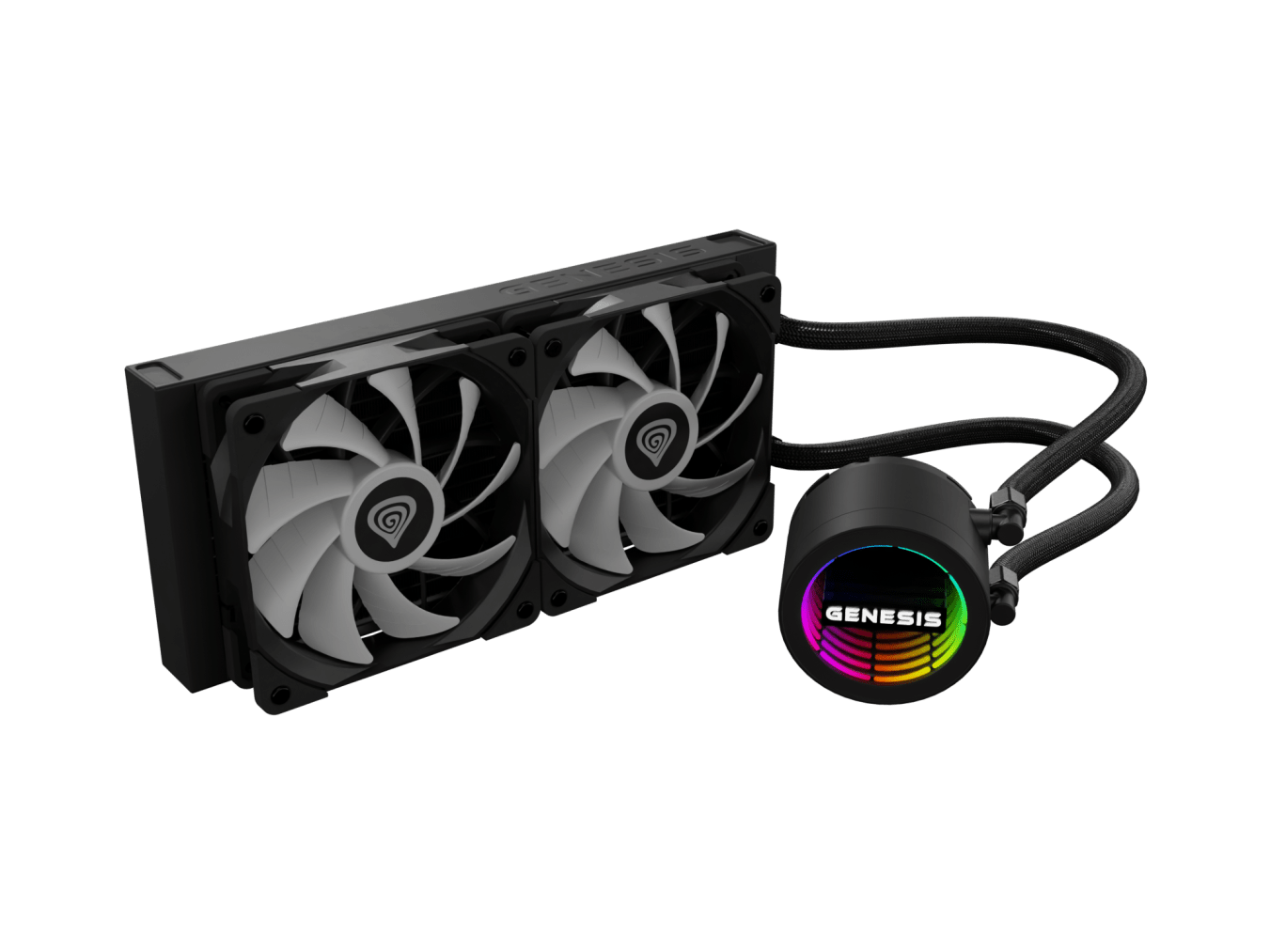 Genesis Hydria 240 ARGB Czarny