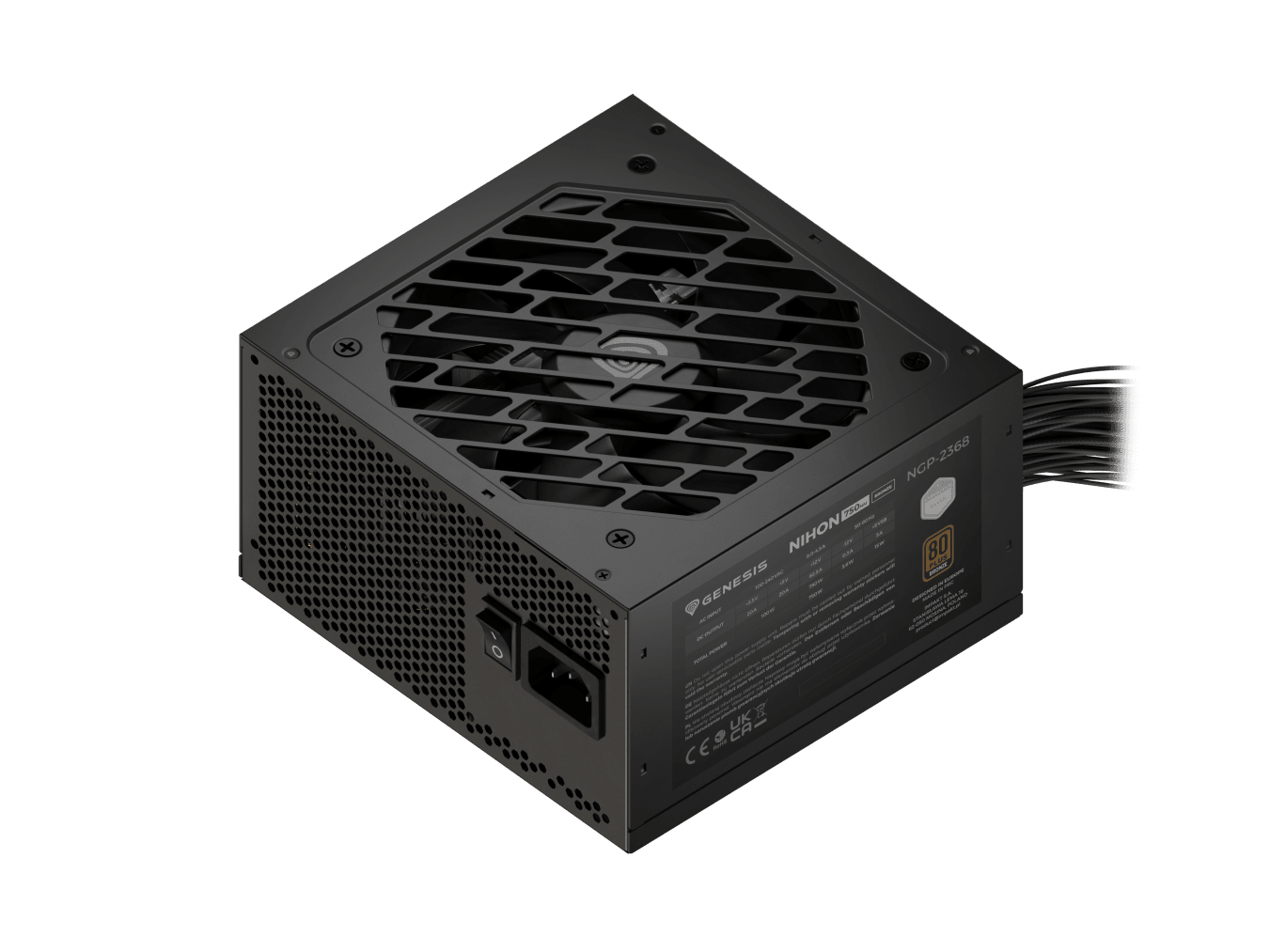 Genesis Nihon 750NM 750W - Czarny - 80 Bronze