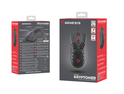 Genesis Krypton 555 CZARNA