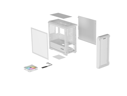 Genesis Irid 503 ARGB LITE Biała BIAŁA