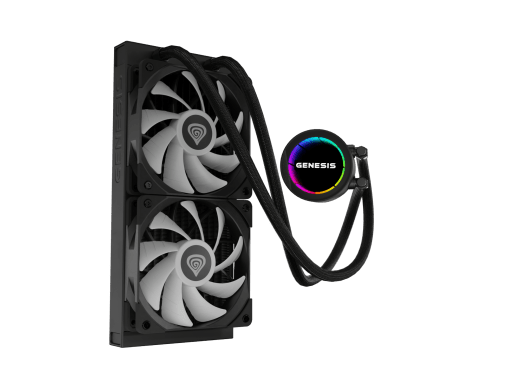 Genesis Hydria 240 ARGB Czarny
