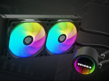 Genesis Hydria 240 ARGB Czarny