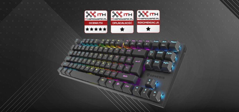 Genesis Thor 303 TKL Black z 3 wyróżnieniami od IThardware!