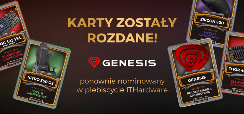 Głosuj na GENESIS i wygrywaj nagrody w plebiscycie ITHardware!