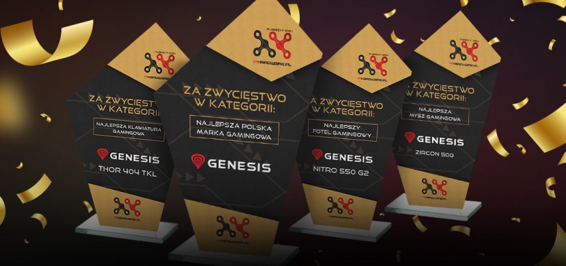 GENESIS ponownie wybrany najlepszą polską marką gamingową przez czytelników ITHardware!