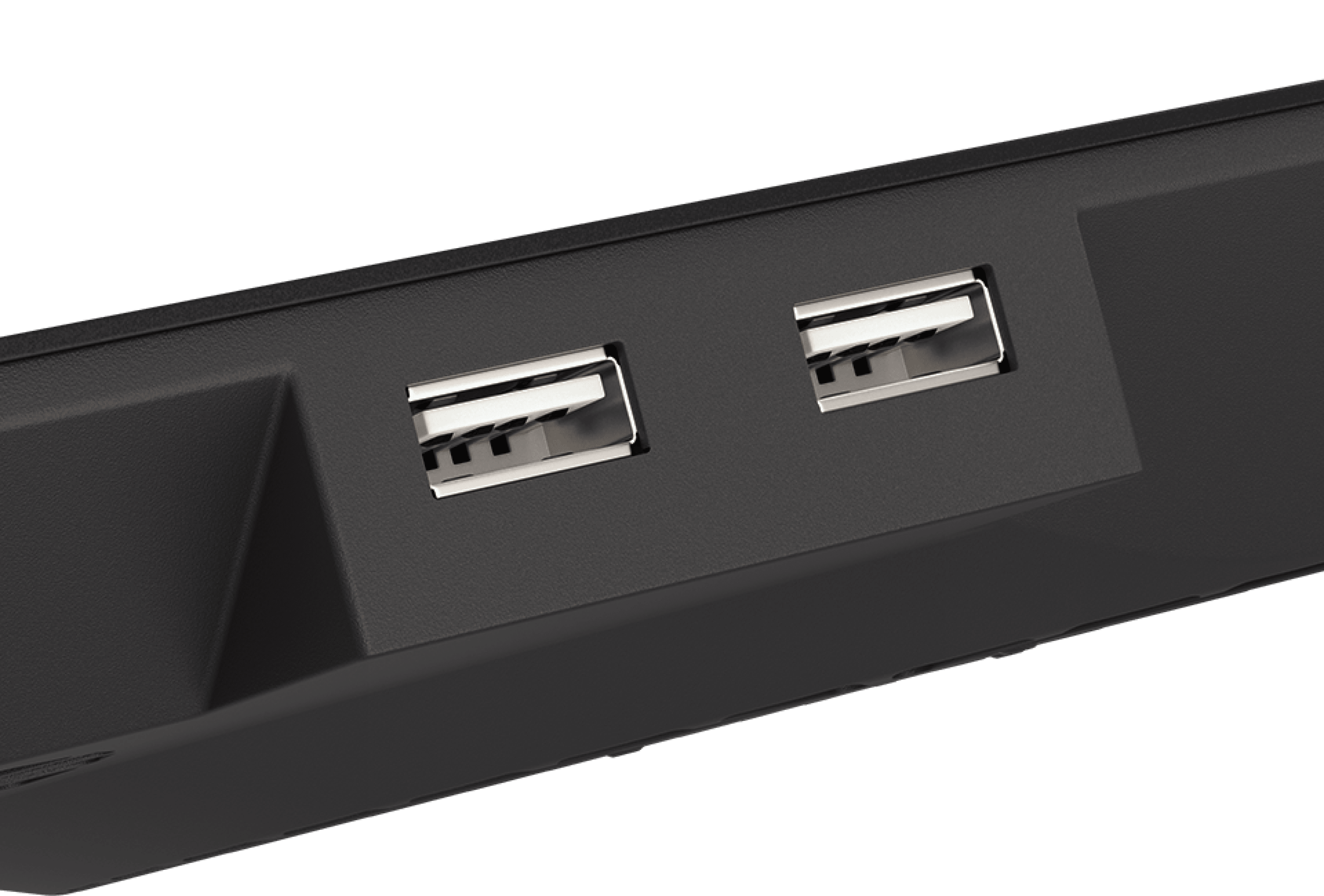 Podkładka chłodząca do laptopów z dwoma portami USB, zaprojektowana z myślą o lepszym przepływie powietrza i oświetleniu RGB