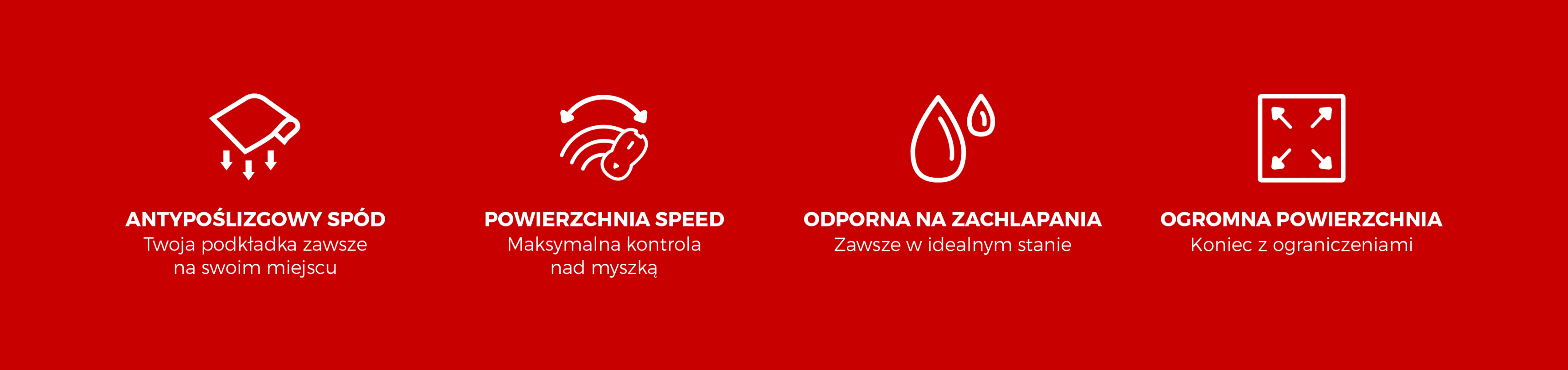 Podkładka pod mysz z teksturowaną powierzchnią, antypoślizgową podstawą i właściwościami wodoodpornymi