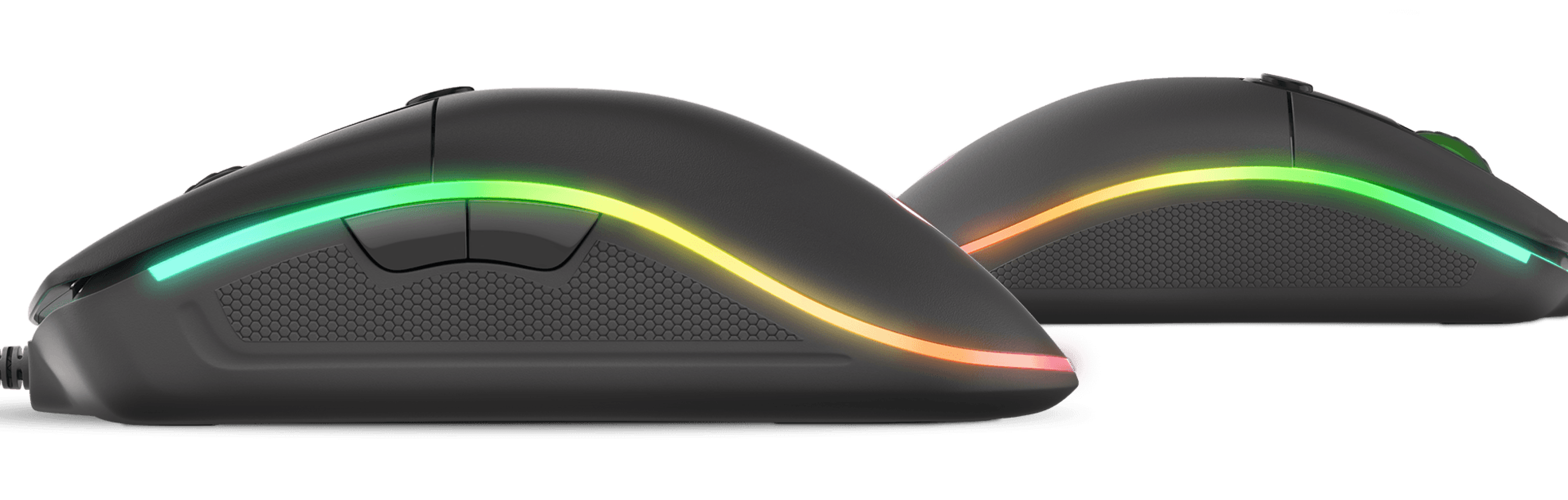 Czarna mysz gamingowa Genesis Krypton 510 posiada podświetlenie RGB i regulowane DPI do 8000. Ergonomiczna konstrukcja zapewnia wygodę użytkowania