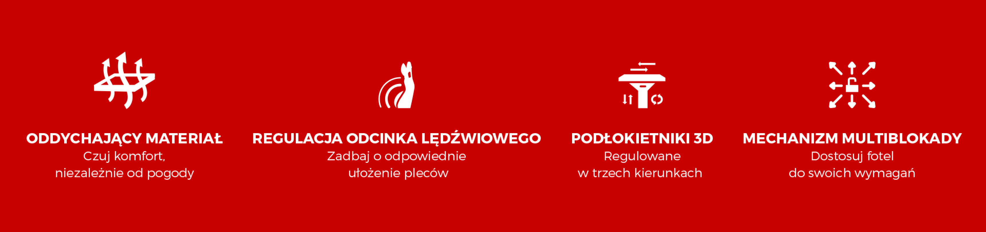 Czarny fotel gamingowy z oddychającym materiałem, regulowanym podparciem lędźwiowym, podłokietnikami 3D i mechanizmem multi-block umożliwiającym dostosowanie wysokości.