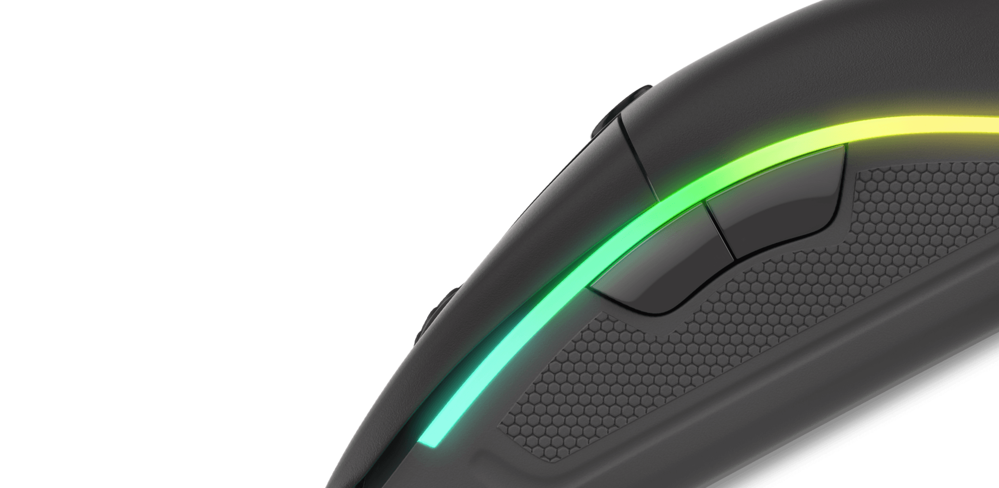 Mysz gamingowa Genesis Krypton 510 w kolorze czarnym, z podświetleniem RGB i konfigurowalnymi ustawieniami DPI do 8000