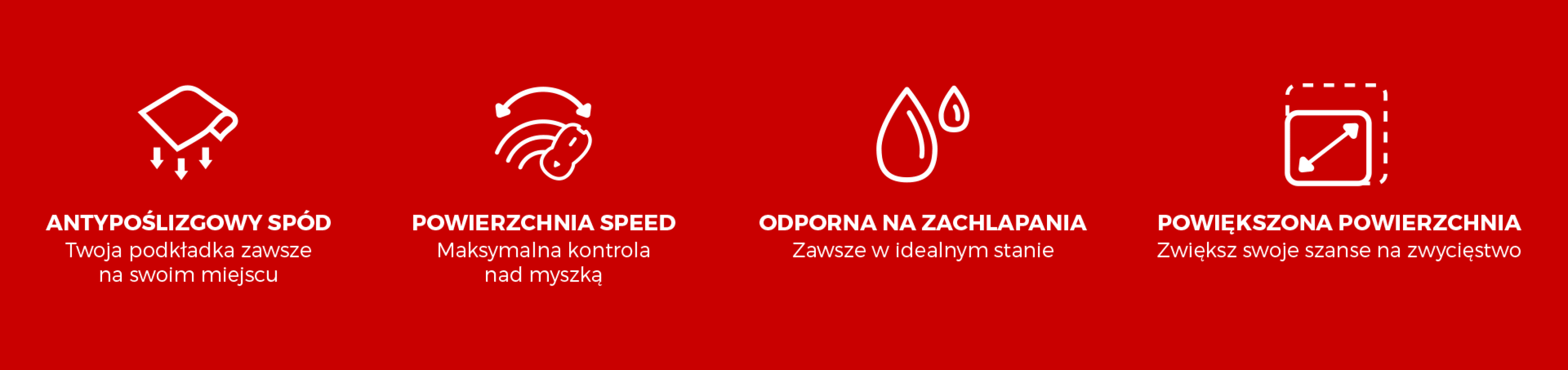 Duża podkładka pod mysz dla graczy z logo Genesis, z antypoślizgową podstawą, optymalną powierzchnią do sterowania, wodoodpornością i zwiększonym rozmiarem